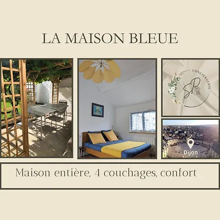 La Maison Bleue Сasa de vacaciones Dijon