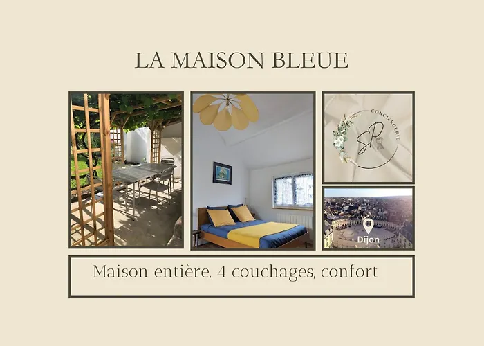 La Maison Bleue Tatil Evi Dijon